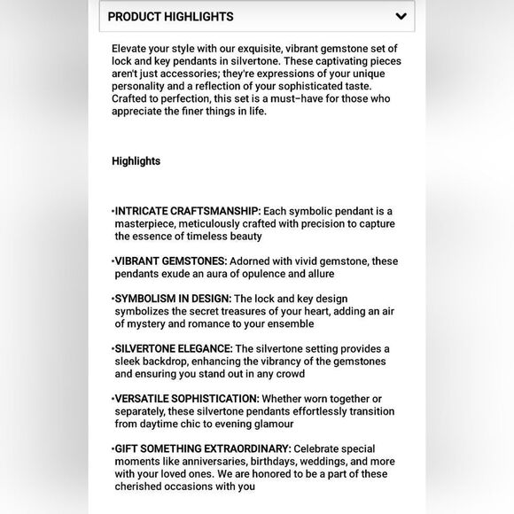 Blue Sodalite Lock and Key Pendant - Picture 14 of 16